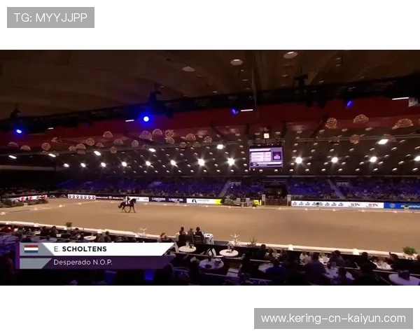 荷兰骑手 Emmelie Scholtens 在巴黎奥运会盛装舞步比赛中获得第八名,展现坚韧精神。